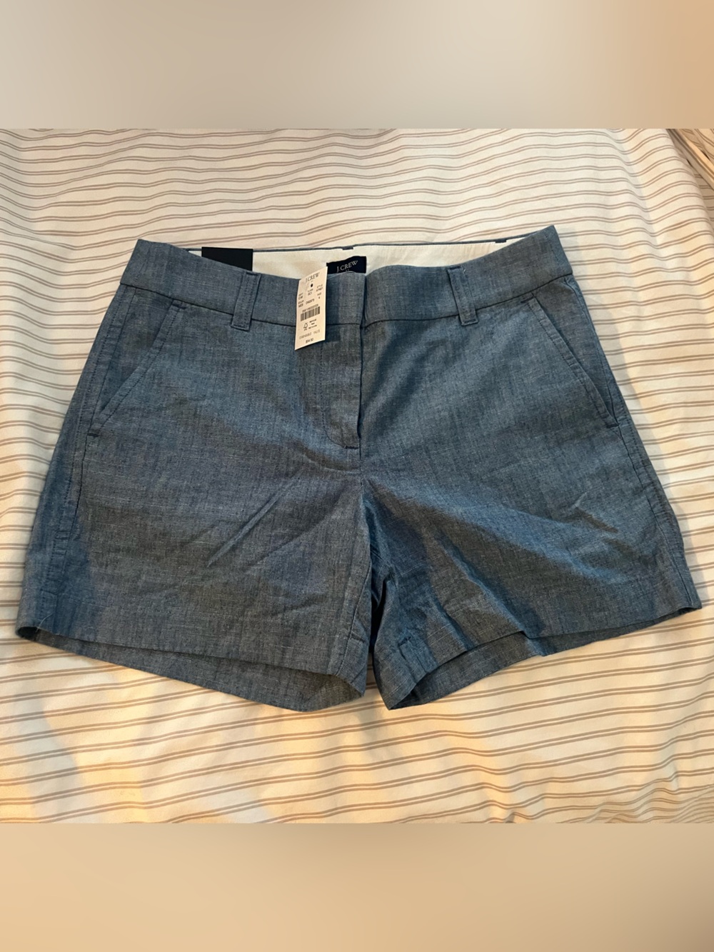 J. Crew Chambray Blue Women's Bermuda Shorts